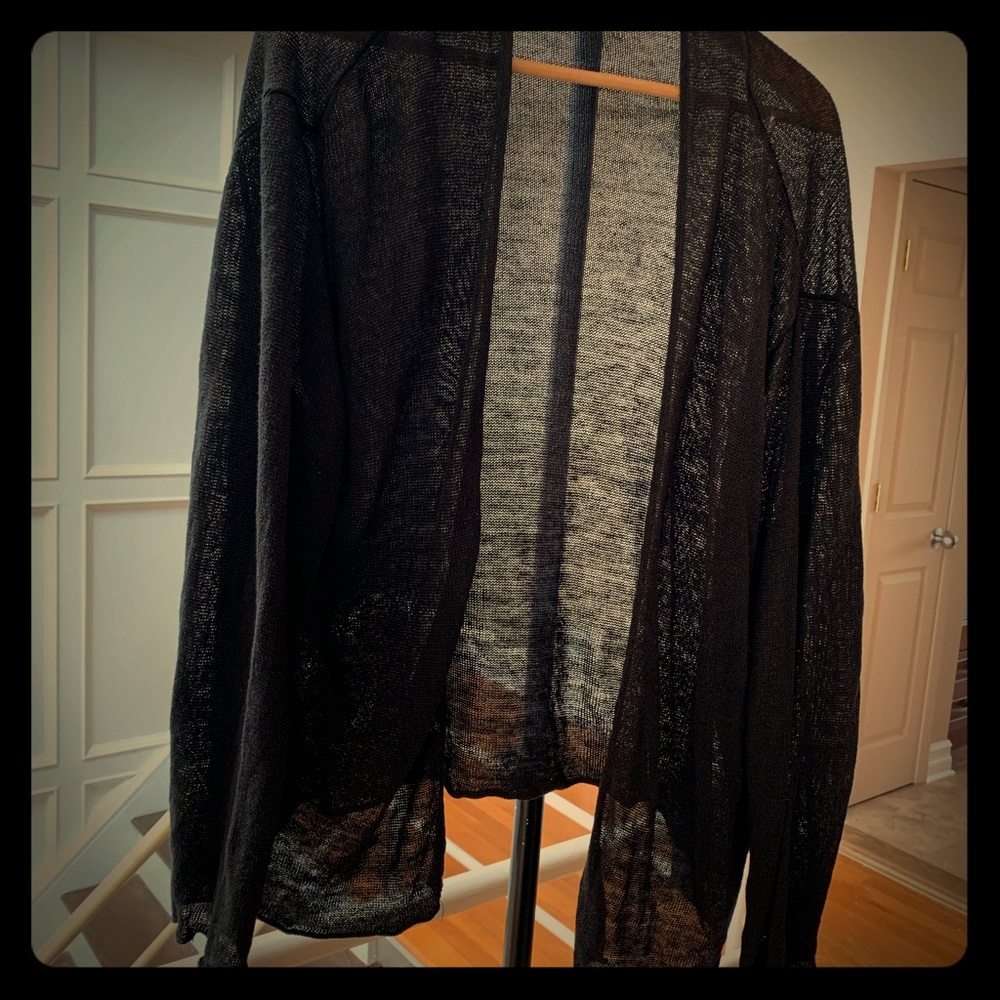 Eileen Fisher 2x linen cardigan